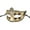 Black, variant on SUNSIOM Masquerade Face Coverings Music Notes Venetian Facewear Mardi Gras Half Face Covering for Men Women