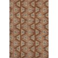thumbnail image 2 of Addison Rugs Mayfield Premium Machine Washable Transitional Geometric Paprika Rectangle Rug, 3' x 5', 2 of 9