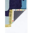 thumbnail image 5 of Novogratz ATTICATC-2BLU3050 3 x 5 ft. Attic-2 Rectangle Rug - Blue, 5 of 5