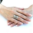 thumbnail image 3 of Lanyjewelry Designer Style 316 Stainless Steel Plain Women's None Tarnish Fashion Ring - Size 11, 3 of 6