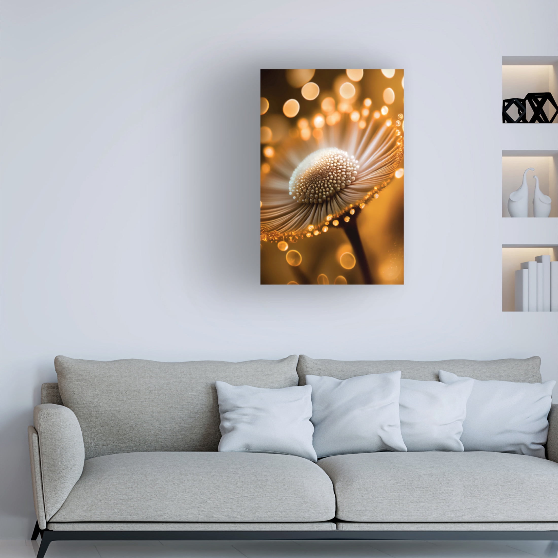 Canvas Wall Art - Treechild 'Golden Hour' Wall Art for Living Room, Bedroom, or Office D?cor by Trademark Fine Art - 30 x 47 Inches