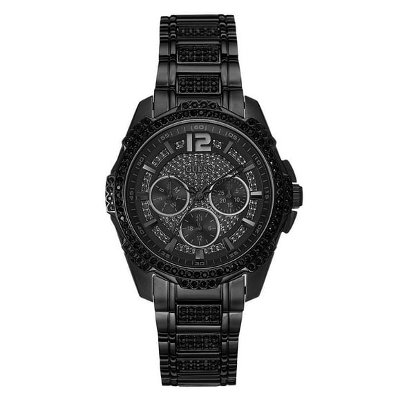 GUESS Women's Black Active Mid-Size Sport Watch - U0286L3