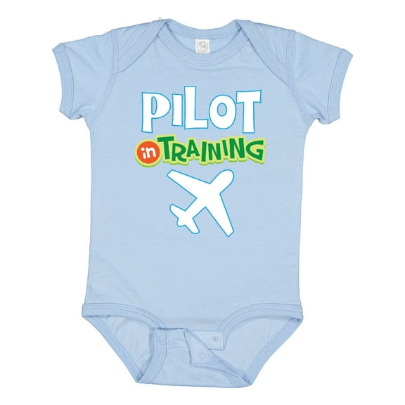 Inktastic Pilot in Training Airplane Boys Future Job Boys or Girls Baby Bodysuit