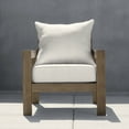 thumbnail image 2 of Textured Solid Bone Deep Seating Cushion Set, 2 of 8