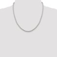 thumbnail image 5 of White Sterling Silver necklace Box chain Ball (Beaded) 20 in 4 mm, 5 of 5