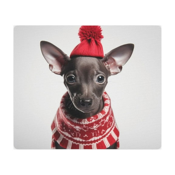 DistinctInk Mouse Pad - 1/4" Foam Rubber - Xoloitzcuintli Puppy