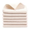 thumbnail image 2 of Smiry 100% Cotton Waffle Weave Kitchen Dish Cloths, Ultra Soft Absorbent Quick Drying Dish Towels, 12x12 Inches, 6-Pack,White, 2 of 6
