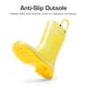 thumbnail image 4 of Botas de lluvia impermeables para niños DREAM PAIRS Talla 11 Amarillas, 4 of 5