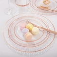 thumbnail image 4 of 150PCS Pink Plastic Plates – Disposable Pink and Gold Plates Set include 50Plates, 25Forks, 25Knives, 25Spoons, 25Cups for Wedding & Party & Easter, 4 of 8