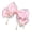 Pink, variant on Large Lace Bows Faux Pearls Fringe Gothic Hair Clip ElegantAn1meStyle Accessory