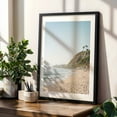 thumbnail image 4 of Cliffs, Strand Beach - Dana Point California Photography Black Framed Wall Art Print 24 x 36 inches, 4 of 9