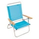 thumbnail image 1 of Silla plegable Wave Beach Rio de aluminio azul de 3 posiciones, 1 of 1