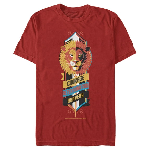 Men's Harry Potter Gryffindor Lion Emblem Graphic Tee Red Small