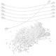 thumbnail image 3 of 170 piezas de estambres florales de perla de doble punta para hacer flores (blanco), 3 of 6