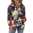 thumbnail image 4 of My Hero Academia Unisex Sweatshirts Loose Pullover Sweater Hooded Hoodie 3D Printing Jacket Winter Fall Clothes 5XL, 4 of 7