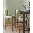 thumbnail image 2 of Sage Green Marble Bar Stool Covers Set of 6, Modern Ombre Abstract Ink Painting Art Stretch Washable Bar Chair Covers with Backs, Removable Pub Counter Height Chair Cover for Kitchen Dining Room Cafe, 2 of 7