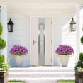 thumbnail image 6 of ZZ 36pcs Faux Plants Outdoor, Uv Resistant Artificial Plants Outdoor Fake Flowers Plants Plastic Greenery Shrubs, 6 of 7