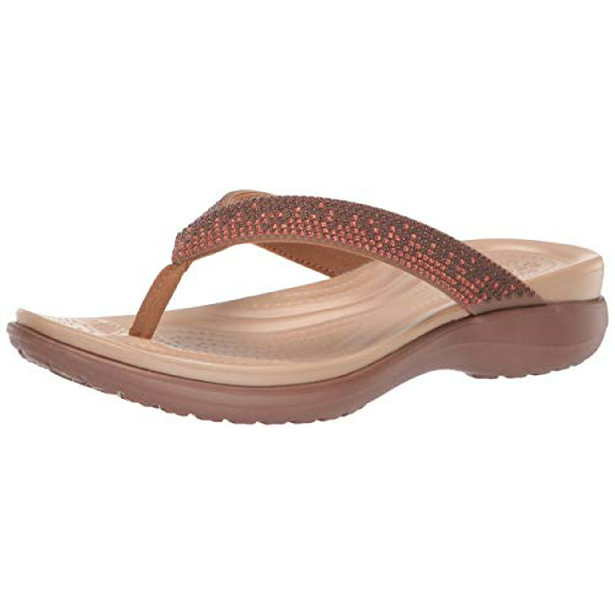 Crocs Women's Capri V Flip Flops | Sandals, Melon Ombre/Bronze, 11 |  Walmart Canada