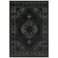 thumbnail image 3 of Allstar Rugs 8'x10' Rectangle Persian Kashan Cotton Rug Graphite Gray/Ivory, 3 of 3