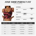 thumbnail image 6 of Lsque Red Line Printed Women'S Sports Bra, Compression, Moisture Wicking, High-Impact Sports Bra For Women,Supportive sports bra-Medium, 6 of 9
