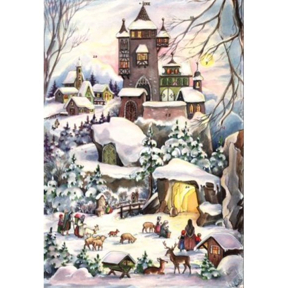 Winter Castle German Advent Calendar