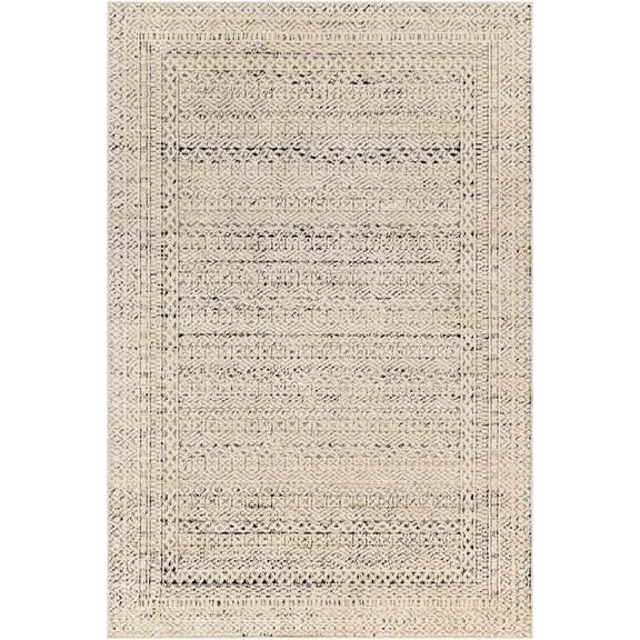 BoutiqueRugs Said Bohemian, Transitional Area Rug - Ivory, Black - 2'2" x 3'9"