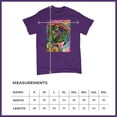 thumbnail image 5 of Tee Hunt Dean Russo Colorful Parrot T-Shirt Exotic Bird Beak Feather Men's Tee, Purple, Medium, 5 of 5
