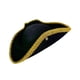 thumbnail image 1 of Gorra pirata elegante y versátil con tres picos para actuaciones, fiestas y disfraces. Sombrero con ala de doble encaje, 1 of 7