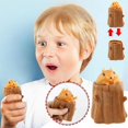 thumbnail image 3 of Jouet Anti-Stress pour Écureuils Design Souche Jouet Doux Intérieur Extérieur pour Enfants et Adultes, 3 of 6