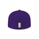 thumbnail image 3 of Gorra Nba Los Angeles Lakers Oficial 59Fifty Fitted Hombre 7.125 Morado, 3 of 5