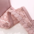 thumbnail image 6 of Sngxgn Women's Cotton Unlined Bra Front-Close Underwire(Pink,34/75B), 6 of 8