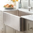 thumbnail image 5 of Native Trails Farmhouse Brushed Nickel 33-inch Kitchen Sink - 33" x 22" x 10.5", 5 of 7