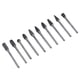 thumbnail image 1 of Para accesorios Dremel, 10 piezas de cabezal de pulido de acero de tungsteno cementado con lima rotatoria, accesorios para trabajar la madera, confiabilidad excepcional, 1 of 8