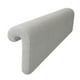 thumbnail image 2 of Almohada de cabecera con funda extraíble, almohada de noche con soporte ergonómico para la espalda gris claro, 2 of 9