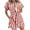 Red, variant on Summer Dresses for Women 2025 Zeophrasy Women And Linen V-neck Button Up Shirt Cardigan Belt Striped Shirt Dress With Pocket Clearance Under 5