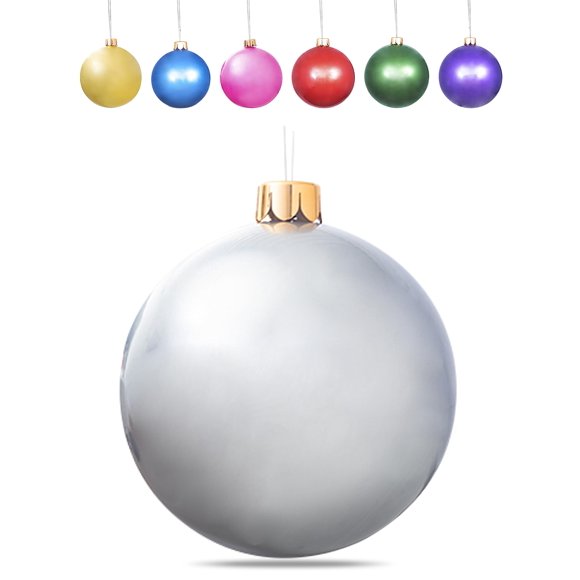 Adornos Inflables De Gran Tamaño Bolas Navideñas Gigantes De 15 "" 18 "" 25 "" O 30" Pulgadas Decoraciones Navideñas Para Interiores Y Exteriores