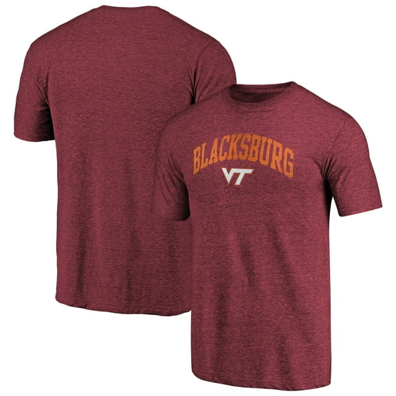 Men's Maroon Virginia Tech Hokies Arched City Tri-Blend T-Shirt