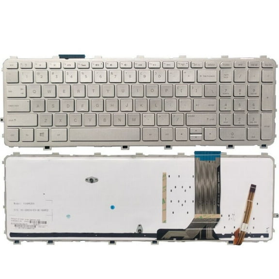 New US Black Backlit English Laptop Keyboard (with Frame) Replacement for HP Envy M6-N M6-N010DX M6-N012DX M6-N015DX M6-N113DX M6-N138CA Series Light Backlight