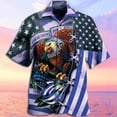 thumbnail image 3 of Camisas casuales de verano con estampado 3D de loros para hombres, camisas de moda hawaianas para la playa, blusas de manga corta, blusas con solapa para uso profesional, ropa para mujeres, 3 of 4