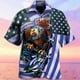 thumbnail image 4 of Camisas casuales de verano con estampado 3D de loros para hombres, camisas de moda hawaianas para la playa, blusas de manga corta, blusas con solapa para uso profesional, ropa para mujeres, 4 of 5