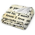 thumbnail image 3 of Yibo Christmas Thanksgiving Mom Gifts Blanket Flannel Soft and Comfortable Anti-static Bed Sofa Blanket, 3 of 6