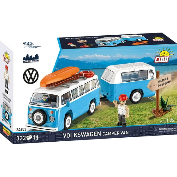 COBI Toys #24653 Volkswagen Camper Van - Brand New!