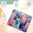 thumbnail image 3 of Alpaca Printed Square Desk Pad Mouse Pad Desk Mat Non-Slip Rubber Bottom – 8.3x9.8 Inch – Suitable for Office and Gaming, 3 of 6