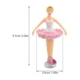 thumbnail image 6 of Dayesque 4pcs Ballet Princess Dolls For Music Box Auto-Rotating Ballerina Figurines Vintage Musical Box Accessories For Decoration, 6 of 8