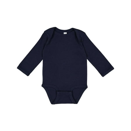 

Rabbit Skins Infant Long Sleeve Baby Rib Bodysuit