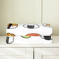 thumbnail image 5 of Sushi Print All Season Bed Blanket,Japanese-Style Fleece Throw Blanket Flannel Fuzzy Blanket for Kids Boys Girls,Cartoon Japanese Sushi Microfiber Plush Blanket Room Decor 40"x50", 5 of 6