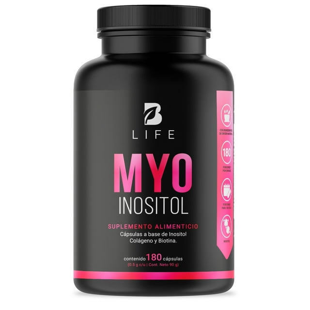 Inositol 180 Cápsulas de 500mg BLIFE Myo Inositol