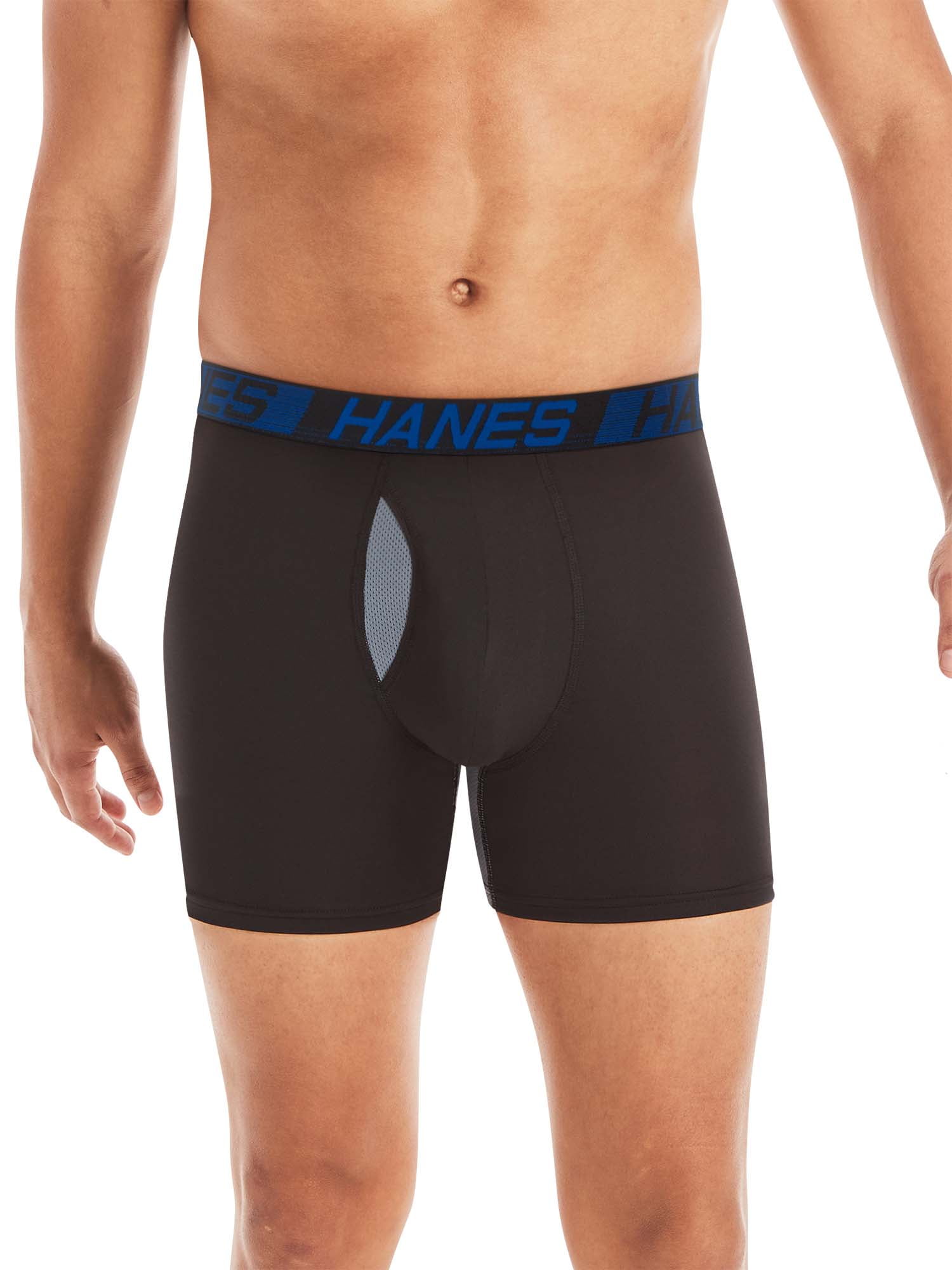 Hanes Men's X-Temp Total Support Pouch Boxer Briefs, Anti