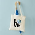 thumbnail image 4 of CafePress - I Love The World Tote Bag - Unisex Canvas Tote Bag, Beige, 1-Piece, 4 of 6
