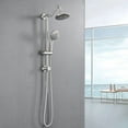 thumbnail image 4 of 6 Inch Rain Shower Head with Handheld Shower Head Bathroom Rain Shower System, 4 of 10